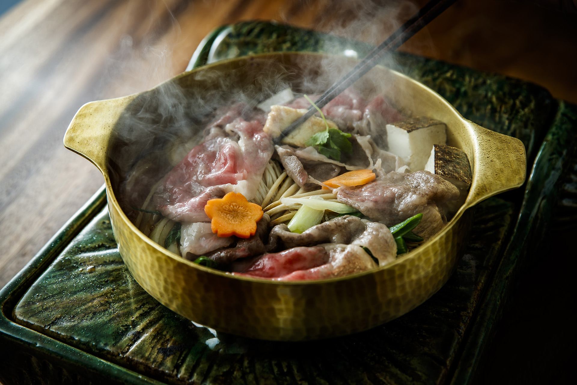 A5ブランド牛のすき焼き
